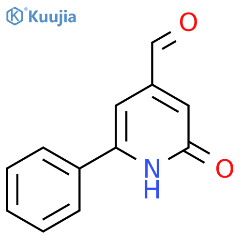 2-Hydroxy-6-phenylisonicotinaldehyde structure