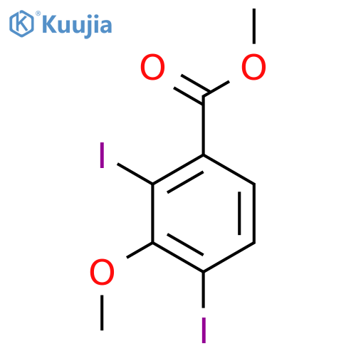 Methyl 2,4-diiodo-3-methoxybenzoate structure
