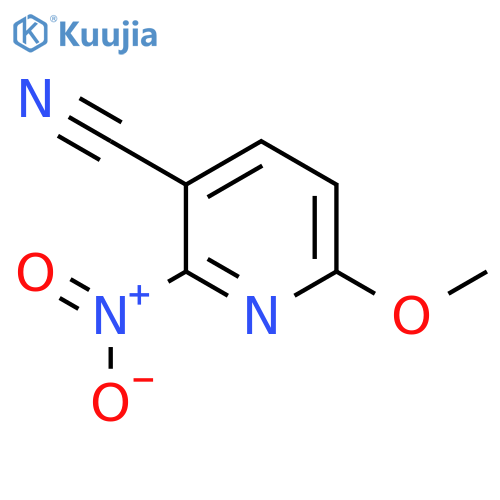 6-Methoxy-2-nitronicotinonitrile structure