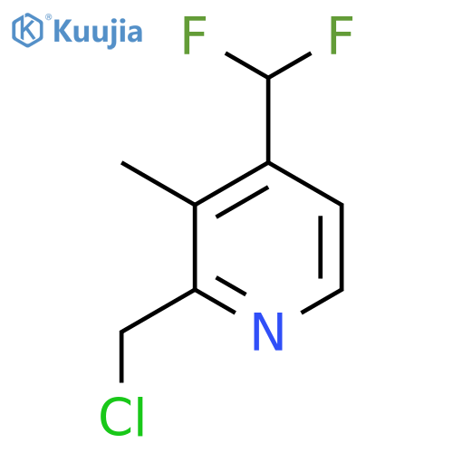 2-(Chloromethyl)-4-(difluoromethyl)-3-methylpyridine structure