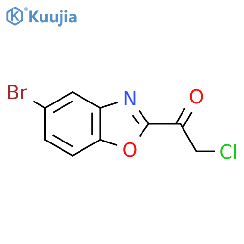 5-Bromo-2-(2-chloroacetyl)benzo[d]oxazole structure