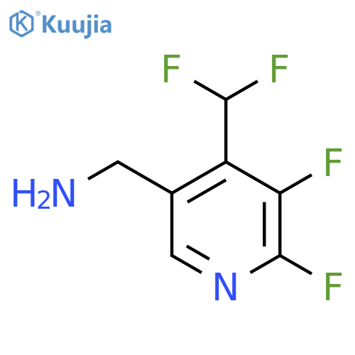 5-(Aminomethyl)-2,3-difluoro-4-(difluoromethyl)pyridine structure