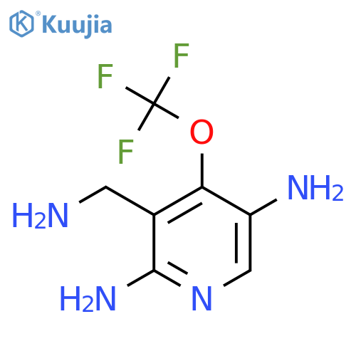 3-(Aminomethyl)-2,5-diamino-4-(trifluoromethoxy)pyridine structure