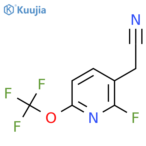2-Fluoro-6-(trifluoromethoxy)pyridine-3-acetonitrile structure