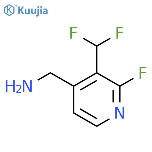 4-(Aminomethyl)-3-(difluoromethyl)-2-fluoropyridine structure