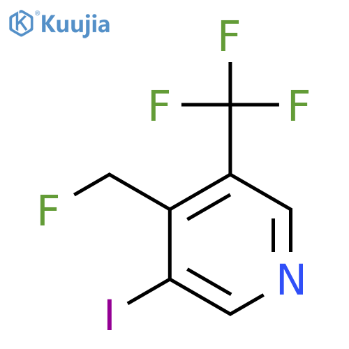 4-Fluoromethyl-3-iodo-5-(trifluoromethyl)pyridine structure