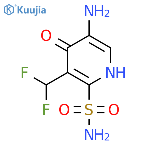 5-Amino-3-(difluoromethyl)-4-hydroxypyridine-2-sulfonamide structure