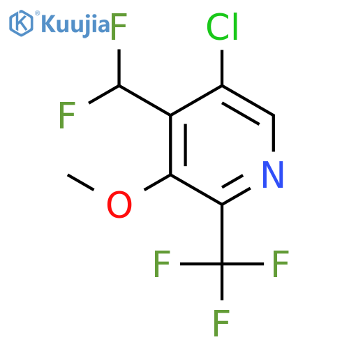 5-Chloro-4-(difluoromethyl)-3-methoxy-2-(trifluoromethyl)pyridine structure