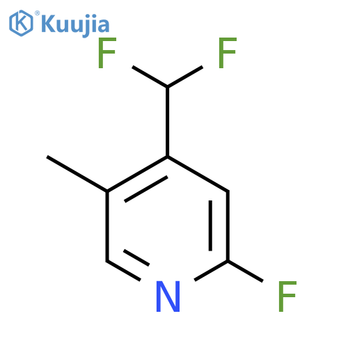 4-(Difluoromethyl)-2-fluoro-5-methylpyridine structure