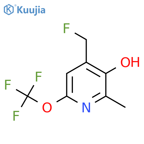 4-(Fluoromethyl)-3-hydroxy-2-methyl-6-(trifluoromethoxy)pyridine structure