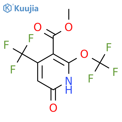 Methyl 6-hydroxy-2-(trifluoromethoxy)-4-(trifluoromethyl)pyridine-3-carboxylate structure