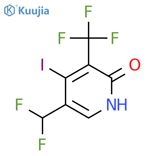 5-(Difluoromethyl)-2-hydroxy-4-iodo-3-(trifluoromethyl)pyridine structure