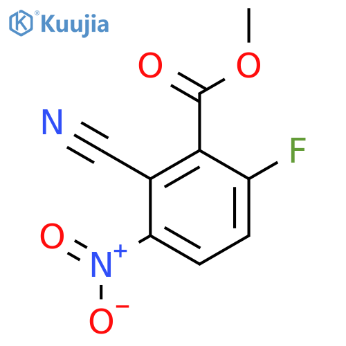 Methyl 2-cyano-6-fluoro-3-nitrobenzoate structure