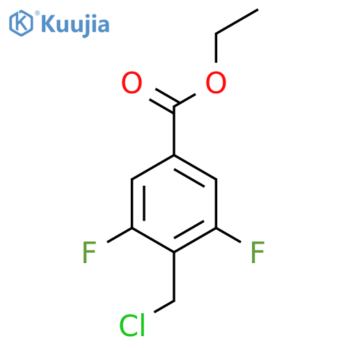 Ethyl 4-chloromethyl-3,5-difluorobenzoate structure