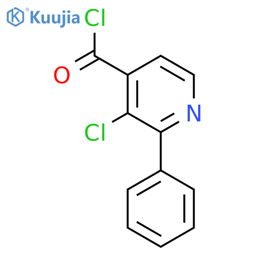 3-Chloro-2-phenylpyridine-4-carbonyl chloride structure
