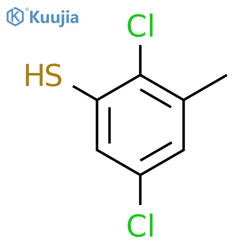 2,5-Dichloro-3-methylthiophenol structure