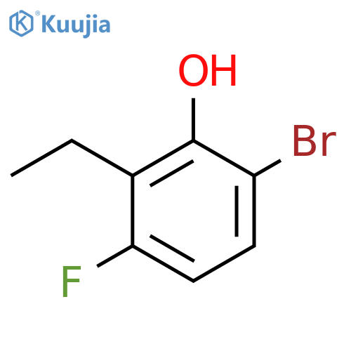 6-Bromo-2-ethyl-3-fluorophenol structure