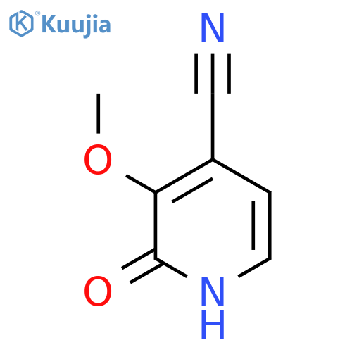 2-Hydroxy-3-methoxyisonicotinonitrile structure