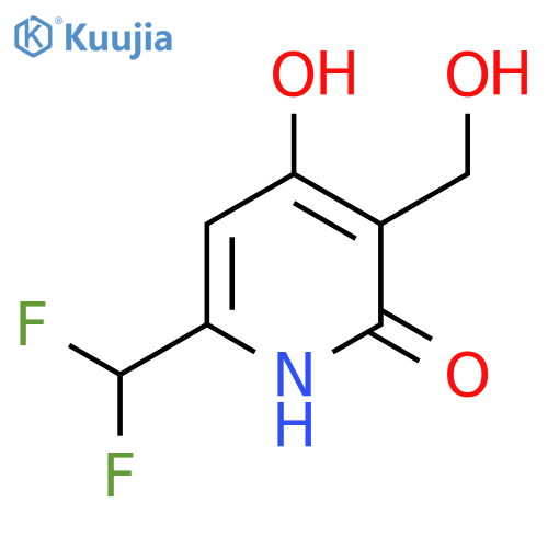 6-(Difluoromethyl)-2,4-dihydroxypyridine-3-methanol structure