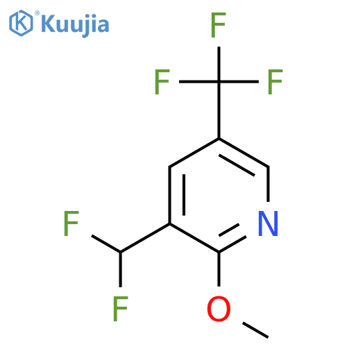 3-(Difluoromethyl)-2-methoxy-5-(trifluoromethyl)pyridine structure