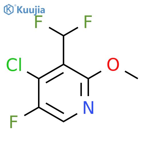 4-Chloro-3-(difluoromethyl)-5-fluoro-2-methoxypyridine structure