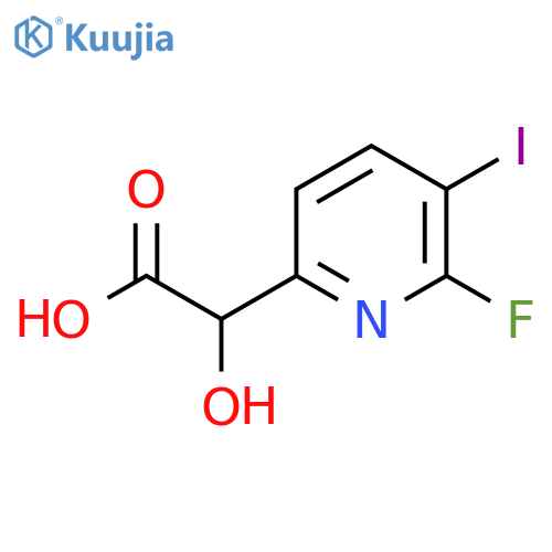2-(2-Fluoro-3-iodopyridin-6-yl)-2-hydroxyacetic acid structure