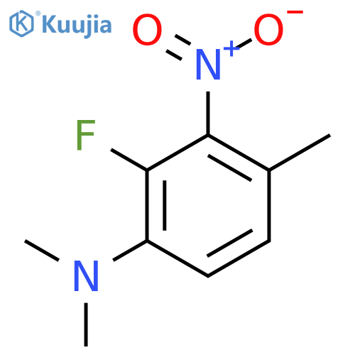2-Fluoro-3-nitro-N,N,4-trimethylaniline structure