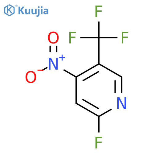 2-Fluoro-4-nitro-5-(trifluoromethyl)pyridine structure
