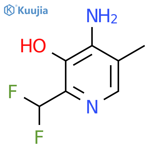 4-Amino-2-(difluoromethyl)-3-hydroxy-5-methylpyridine structure