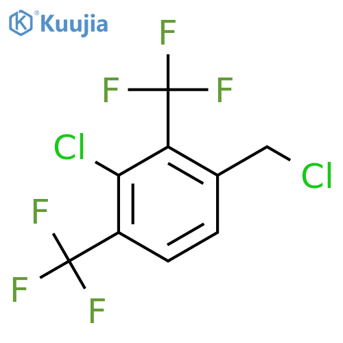 2,4-Bis(trifluoromethyl)-3-chlorobenzyl chloride structure