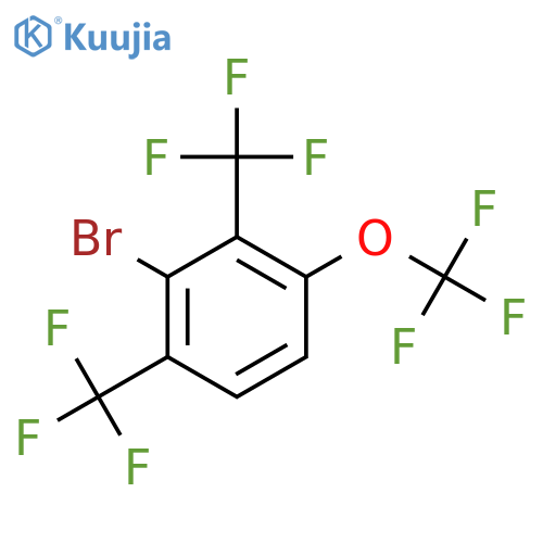 2,4-Bis(trifluoromethyl)-3-bromo(trifluoromethoxy)benzene structure