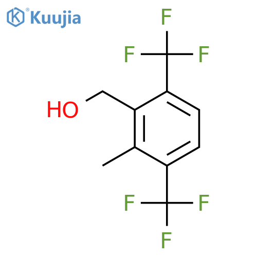 3,6-Bis(trifluoromethyl)-2-methylbenzyl alcohol structure