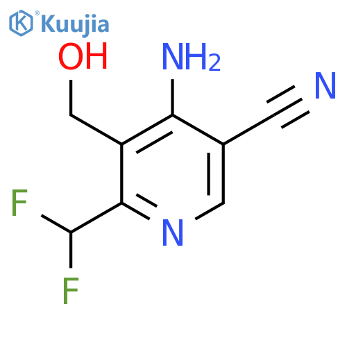 4-Amino-5-cyano-2-(difluoromethyl)pyridine-3-methanol structure