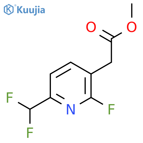 Methyl 6-(difluoromethyl)-2-fluoropyridine-3-acetate structure