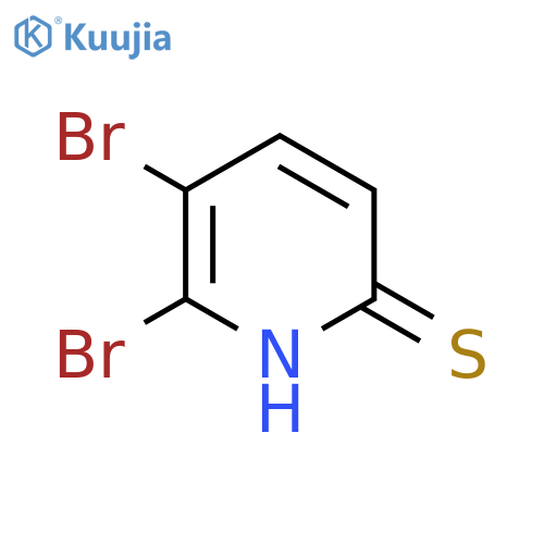 2,3-Dibromo-6-mercaptopyridine structure