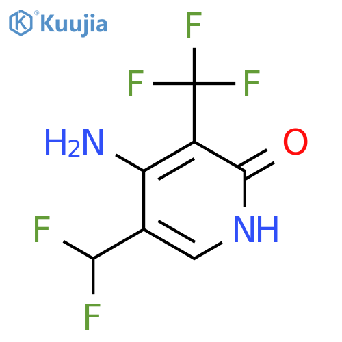 4-Amino-5-(difluoromethyl)-2-hydroxy-3-(trifluoromethyl)pyridine structure