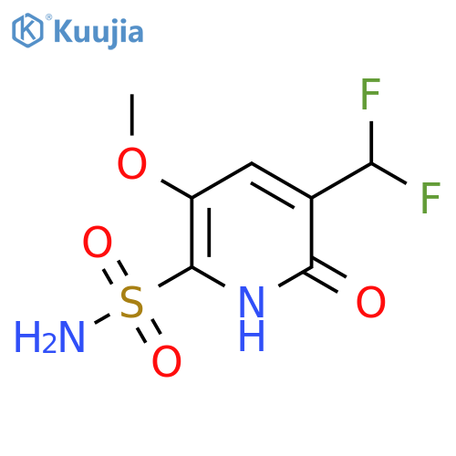 3-(Difluoromethyl)-2-hydroxy-5-methoxypyridine-6-sulfonamide structure