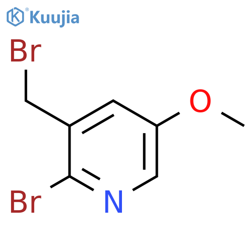 2-Bromo-3-bromomethyl-5-methoxypyridine structure