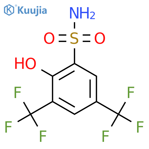 3,5-Bis(trifluoromethyl)-2-hydroxybenzenesulfonamide structure