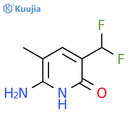 2-Amino-5-(difluoromethyl)-6-hydroxy-3-methylpyridine structure