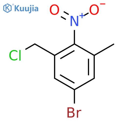 5-Bromo-3-methyl-2-nitrobenzyl chloride structure