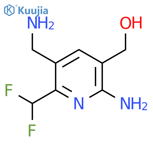 2-Amino-5-(aminomethyl)-6-(difluoromethyl)pyridine-3-methanol structure