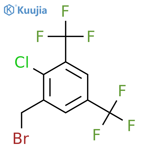 3,5-Bis(trifluoromethyl)-2-chlorobenzyl bromide structure