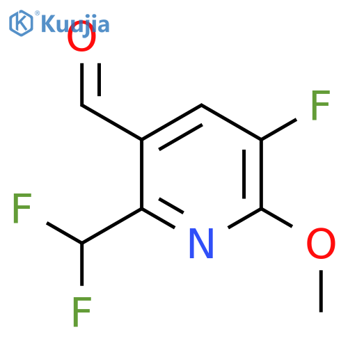 2-(Difluoromethyl)-5-fluoro-6-methoxypyridine-3-carboxaldehyde structure