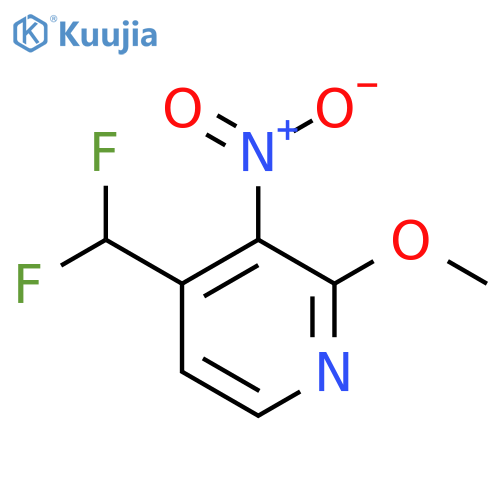 4-(Difluoromethyl)-2-methoxy-3-nitropyridine structure