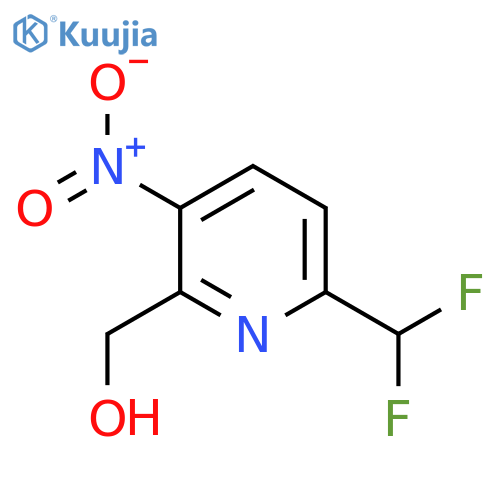 6-(Difluoromethyl)-3-nitropyridine-2-methanol structure