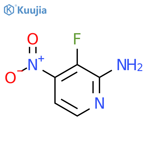 2-Amino-3-fluoro-4-nitropyridine structure
