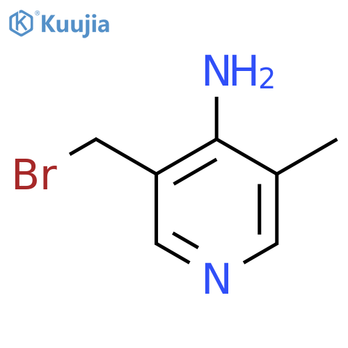 4-Amino-3-bromomethyl-5-methylpyridine structure