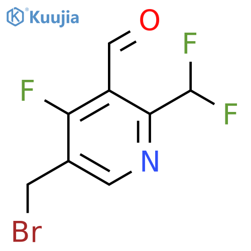 5-(Bromomethyl)-2-(difluoromethyl)-4-fluoropyridine-3-carboxaldehyde structure