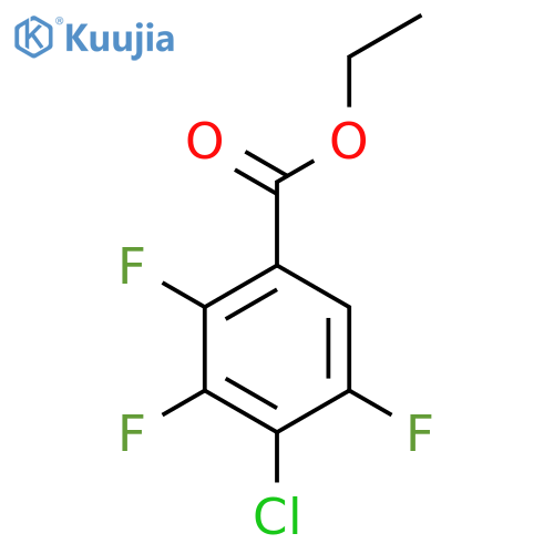 Ethyl 4-chloro-2,3,5-trifluorobenzoate structure